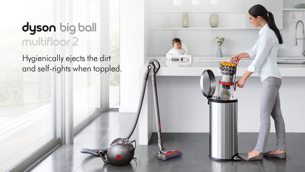 Dyson Big Ball Multifloor corded ball vacuums - header