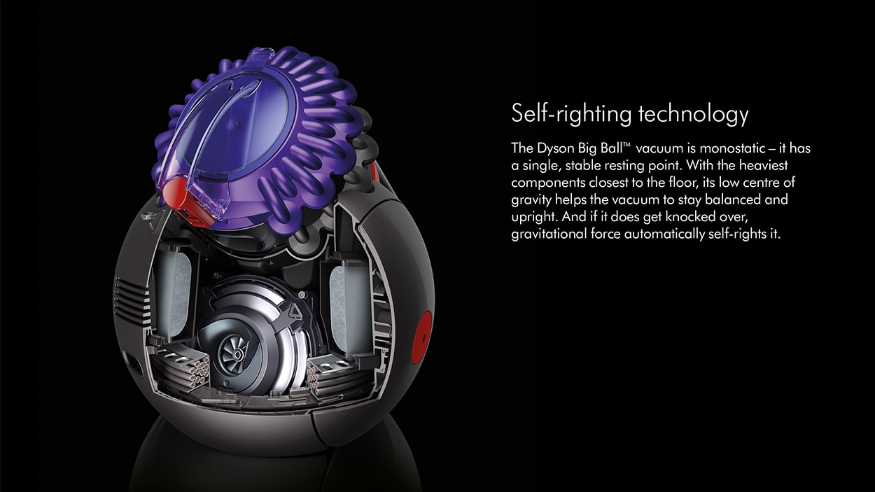 Dyson Big Ball Multifloor corded ball vacuums - Self Righting