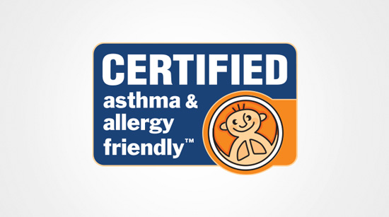 Certified asthma and allergy friendly?